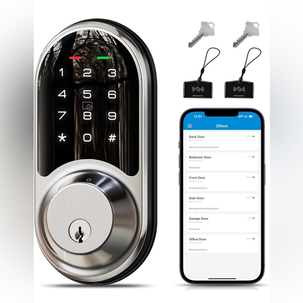 Veise Smart Locks for Front Door